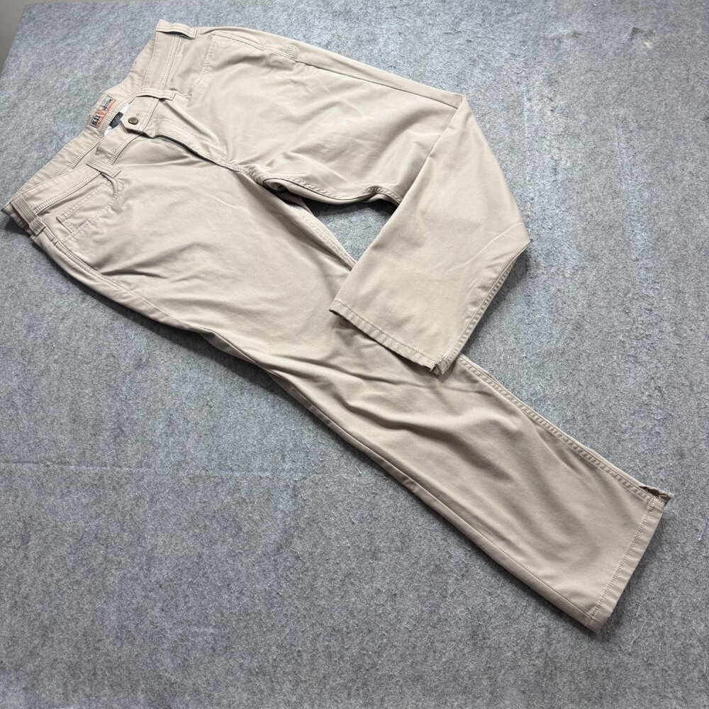 5.11 Tactical Defender-Flex Urban Pants Men 38 x 32 Beige 5-Pocket Performance